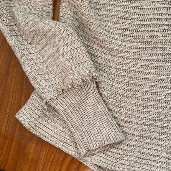 Free People Gray Knit Collared Sweater - Picture 2 of 5